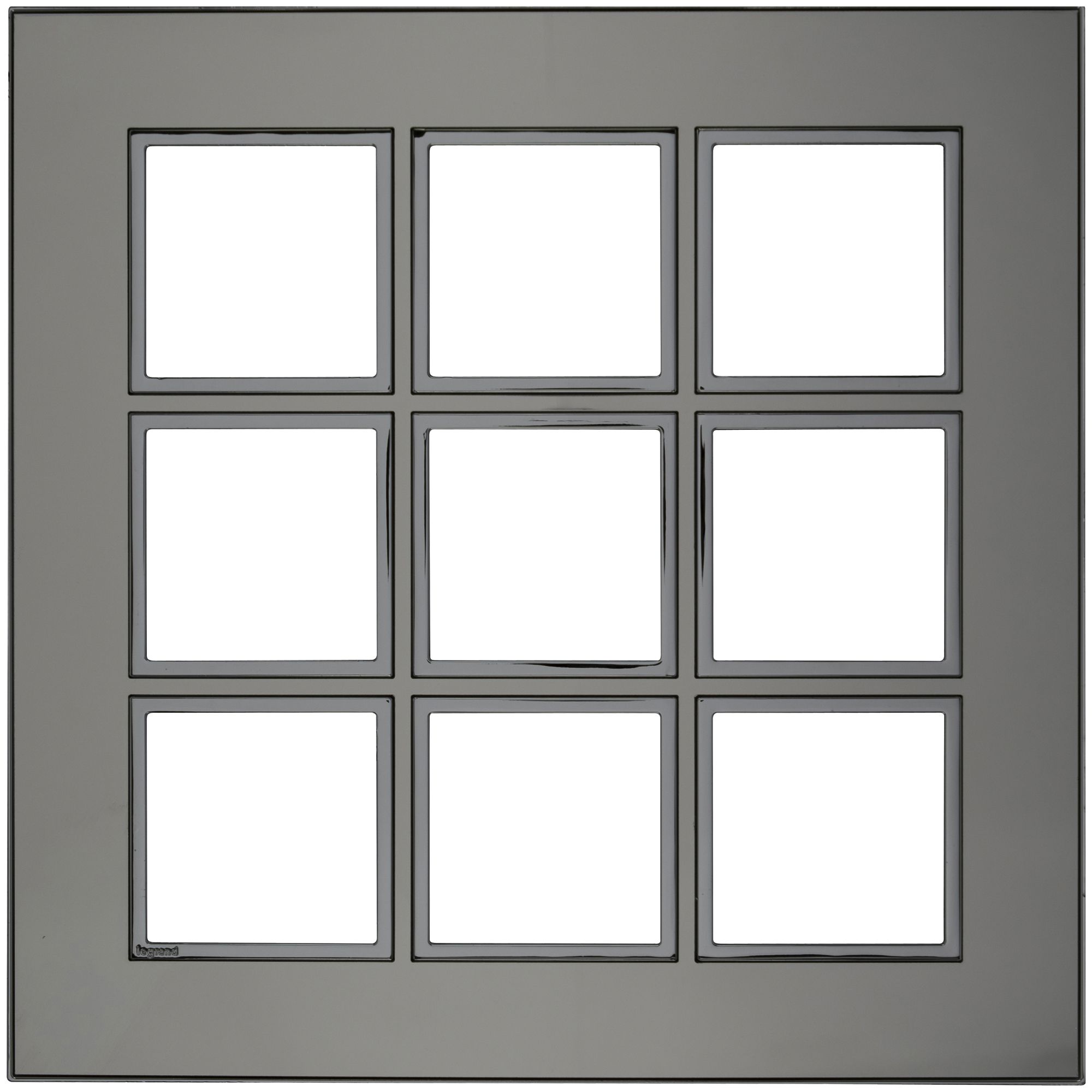 Abdeckrahmen ATO 3×3 Modul, stainless steel reflective