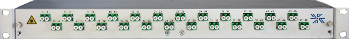 Q-Panel 1HE 12xLC/d OM3 Alu