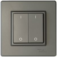 AP-Funktaster ALADIN EnOcean EDIZIO.liv 4K/2T I/O batterielos dunkelgrau