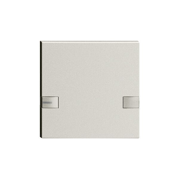 Taste 1/1 KNX/UNI-Taster mit LED EDIZIOdue Bedienung 2×hellgrau