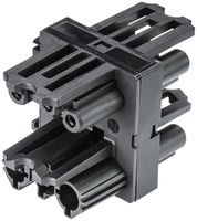 Verteilerblock-H Wieland 3P GST 18i3 schwarz