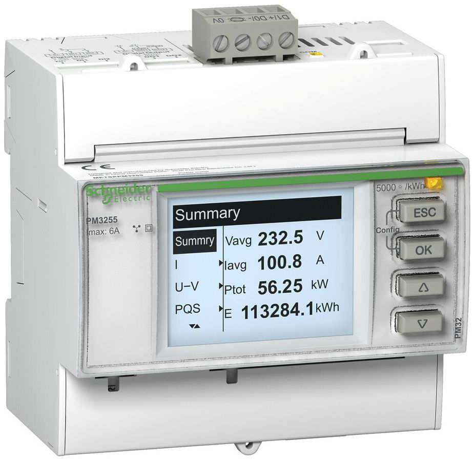 REG-Universalmessgerät Schneider Electric PM3250 THD Modbus