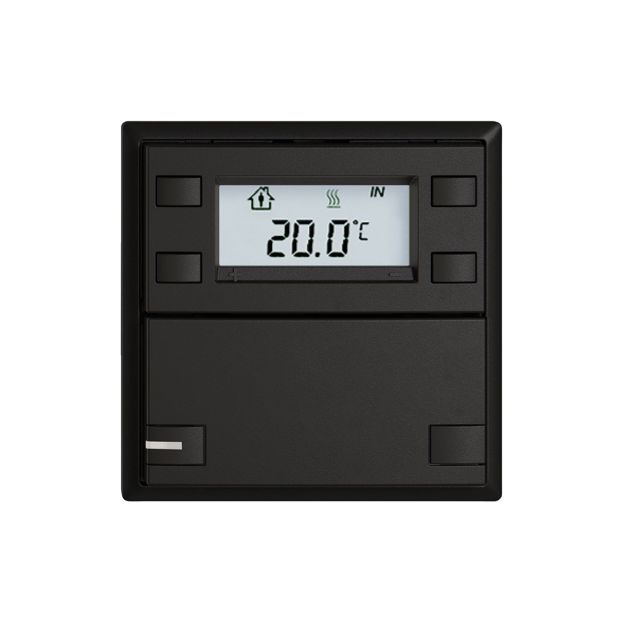 Poussoir RTH EDIZIO.liv SNAPFIX® a.RGB-LED 1×touche comm.2T no