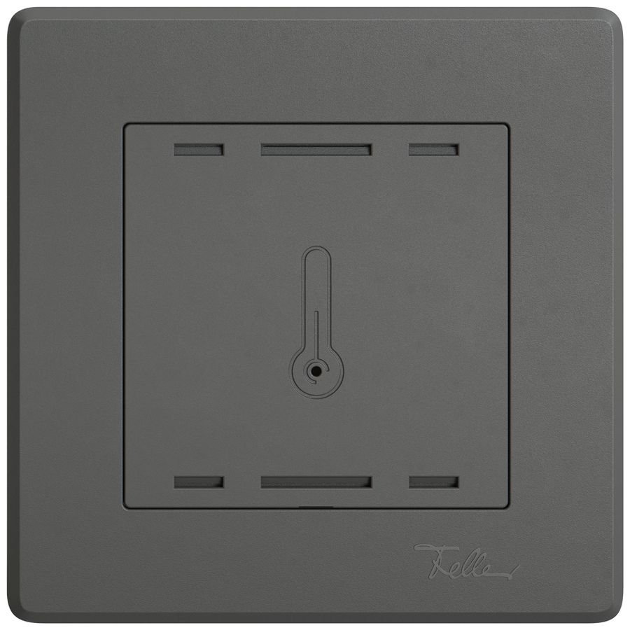 Commande p.capteur de température ENC EDIZIO.liv Wiser SNAPFIX® 96×96mm grf