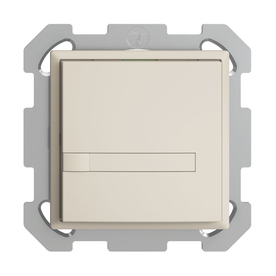 Poussoir KNX RGB ENC EDUE, 250mW, s.LED, a.papier 1×poussoir comm.1×touche crema