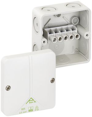 AP-Abzweigdose Abox-i 25 PC 2.5mm², 80×80×52mm, IP65