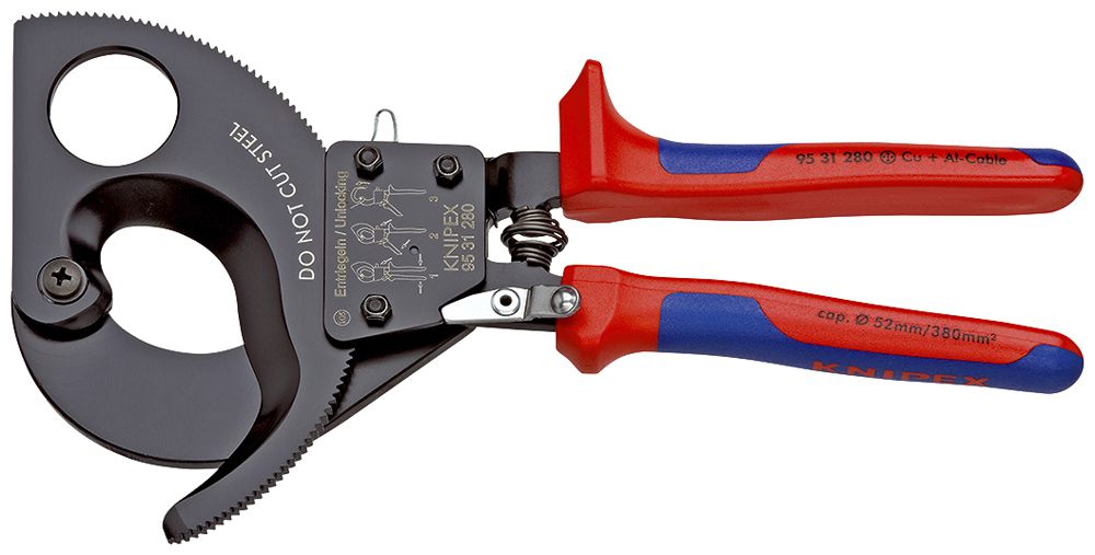 Cisaille pour câbles KNIPEX pour Ø52mm max 280mm