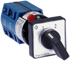 Commutateur INC K&N CG4.A221.FS2, 10A/400V 2L 30×30mm "1-2"