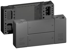 Sockelblende Rittal VX 8660.021 400×200mm vorder-/rückseite schwarz Stahl 2Stk