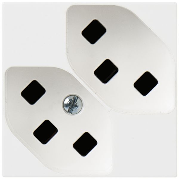 Presa INS ATO 2×T23 bianco 2moduli