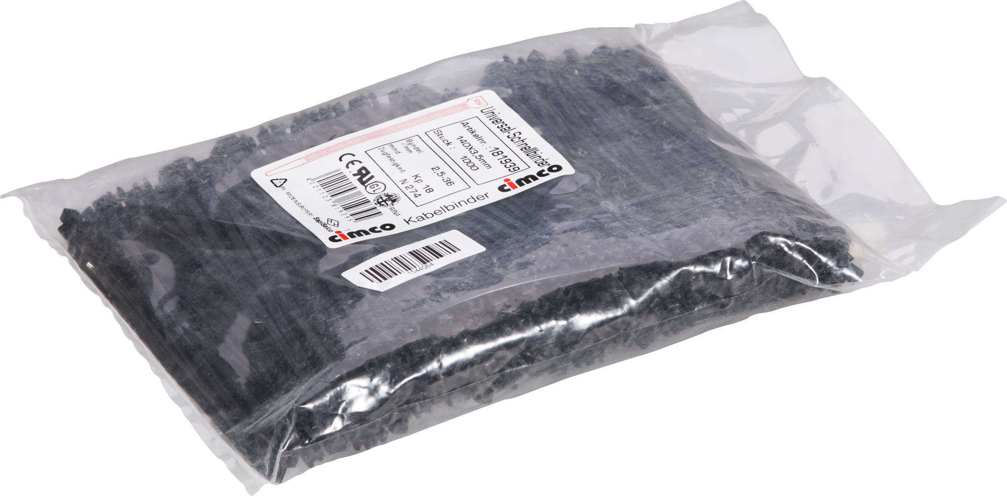 Fascetta TY-RAP TYB24MX 3.6×140mm nero