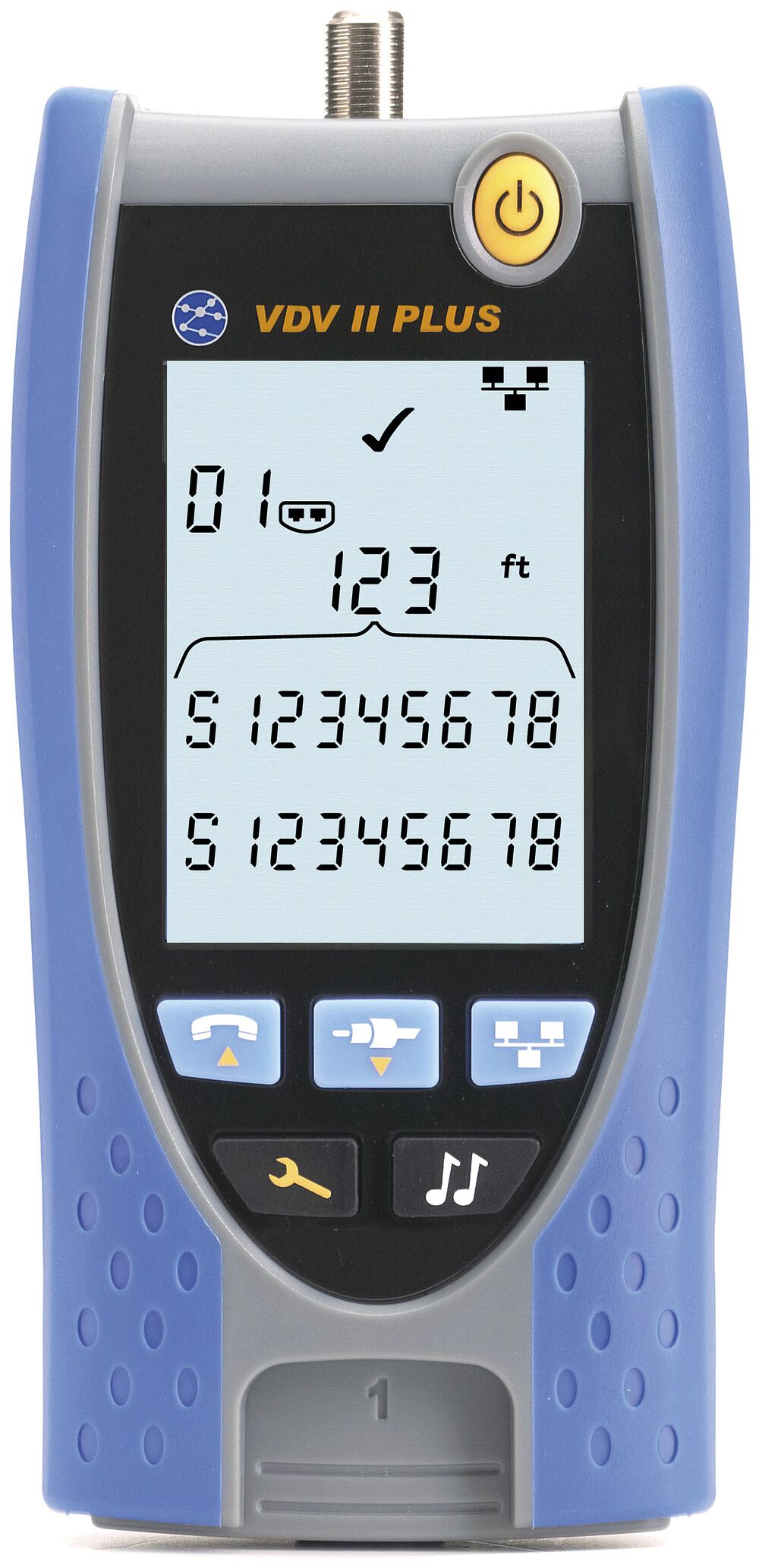 Multimedia-Kabeltester VDV II Plus RJ11/RJ12/RJ45/F-Anschluss