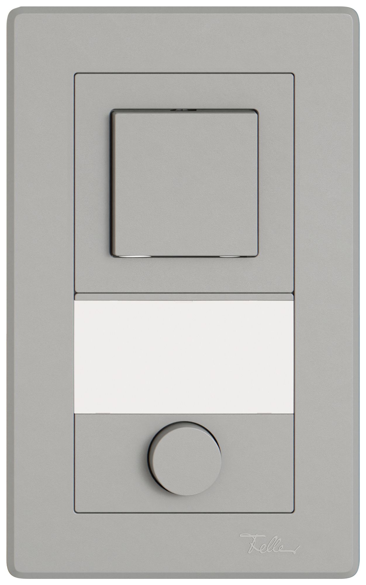 UP-Kombination EDIZIO.liv SNAPFIX® 2×1 156×96mm Schema 3/1L+Schliesser hellgrau