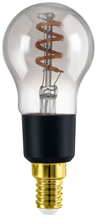 LED-Lampe Eglo CONNECT.Z E14 4W 2000K P45 klar schwarz Bt/BLE DIM Ø45×108mm