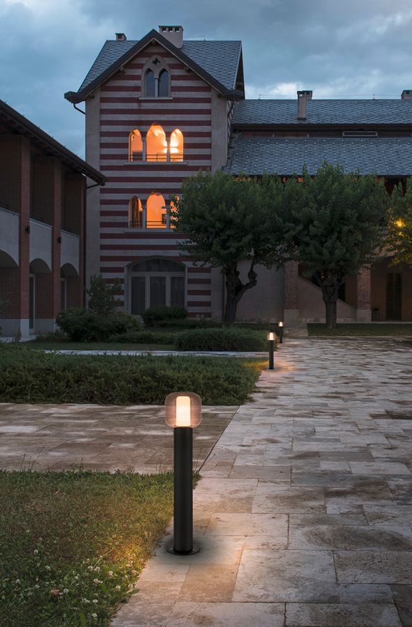 LED-Pollerleuchte SLV OVALISK 75 FL 9W 600lm 3000/4000K IP65