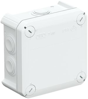 Boîte de dérivation T60 Bettermann blanc pur, sans halog.IP55-IP66