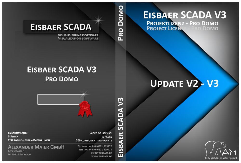 Licenza per update EisBär SCADA 2 → 3, "Pro Domo"