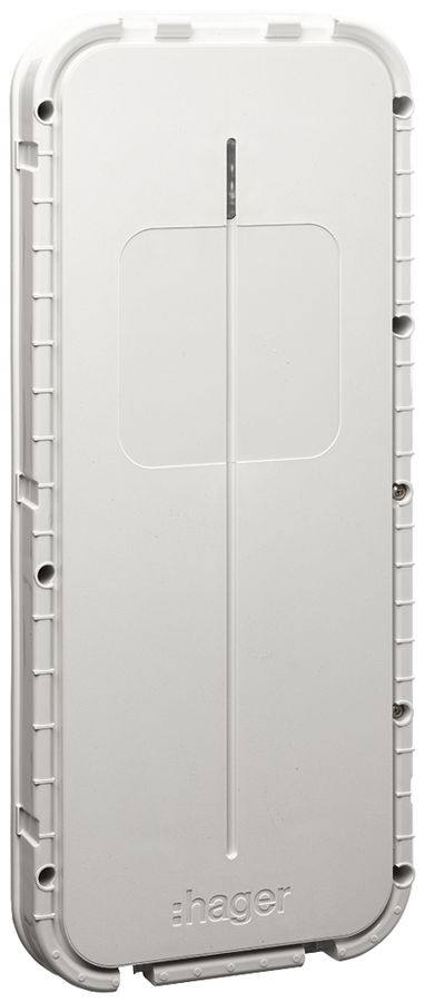 Deckel Hager XEVS120 für Ladestation witty frontseitig