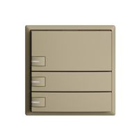 KNX-Taster RGB EDUE, 250mW, m.RGB-LED, 3×Taste, 1×Tastenb., sa