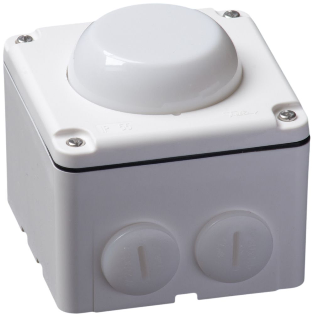 Blitzleuchte Hugentobler Typ 18 NAP 24VUC opal