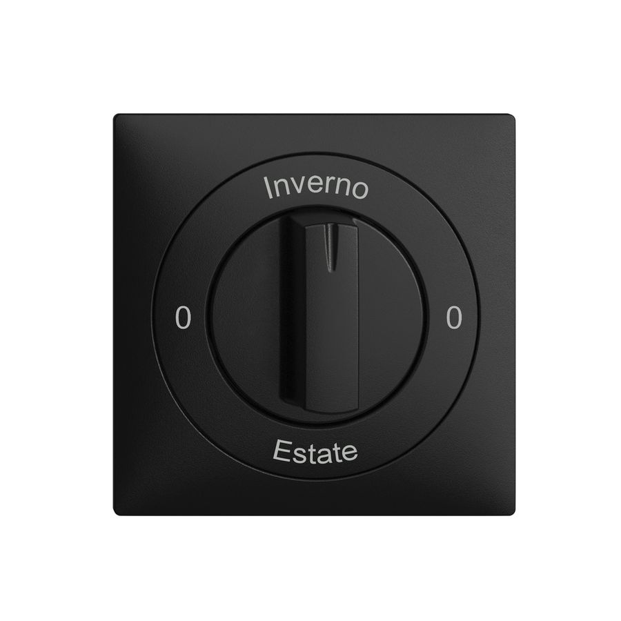 Frontset 0-Inverno-0-Estate EDIZIOdue 60×60mm schwarz