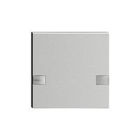 Touche 1/1 KNX/électron.a.LED EDIZIOdue commande à 2-touches silver