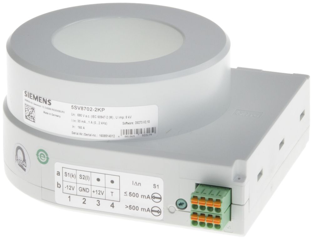 Summenstromwandler Siemens SENTRON 0.01…10A TypB, Ø60mm