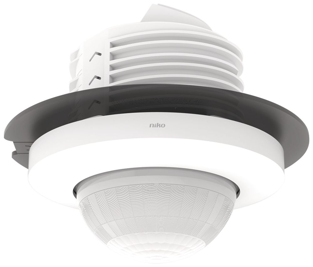 EB-Präsenzmelder Niko P49LR DALI-2 360° Kunststoff weiss