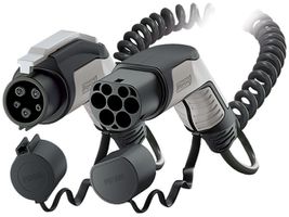 AC-Ladekabel E-Mobility PX Mode3 T1+T2 20A 1L 4m 5kW 250V schwarz/grau