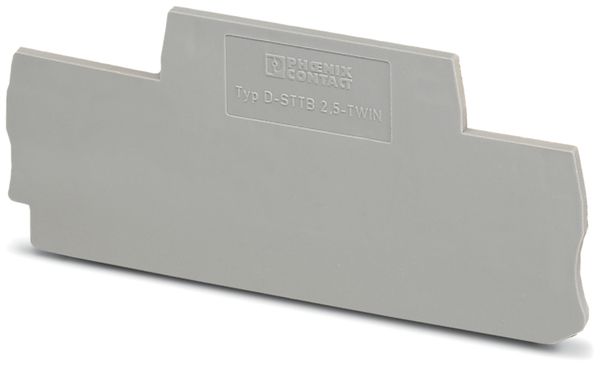 Deckel Phoenix Contact L=91.5mm, B=2.2mm H=43mm, grau