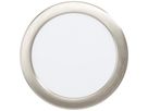 Downlight LED Eglo FUEVA 12W 0…1150lm 2700…6500K IP44 VAR Ø168×40mm nickel