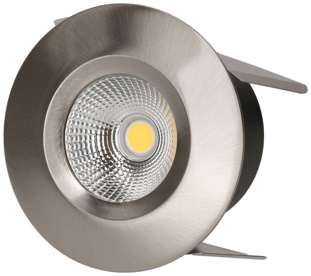 EB-LED-Spot MH WOODY 1×5.7W 660lm 3000K IP44 WB DIM Ø65…76mm Nickel