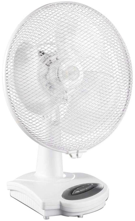 Ventilateur de table Greyhound Safeline TV 36-SL WE, 3 niveaux, Ø30cm, blanc