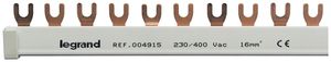 Peigne de raccordement Legrand HX3 2P 63A 16mm² 12 modules distribués s.3 phases