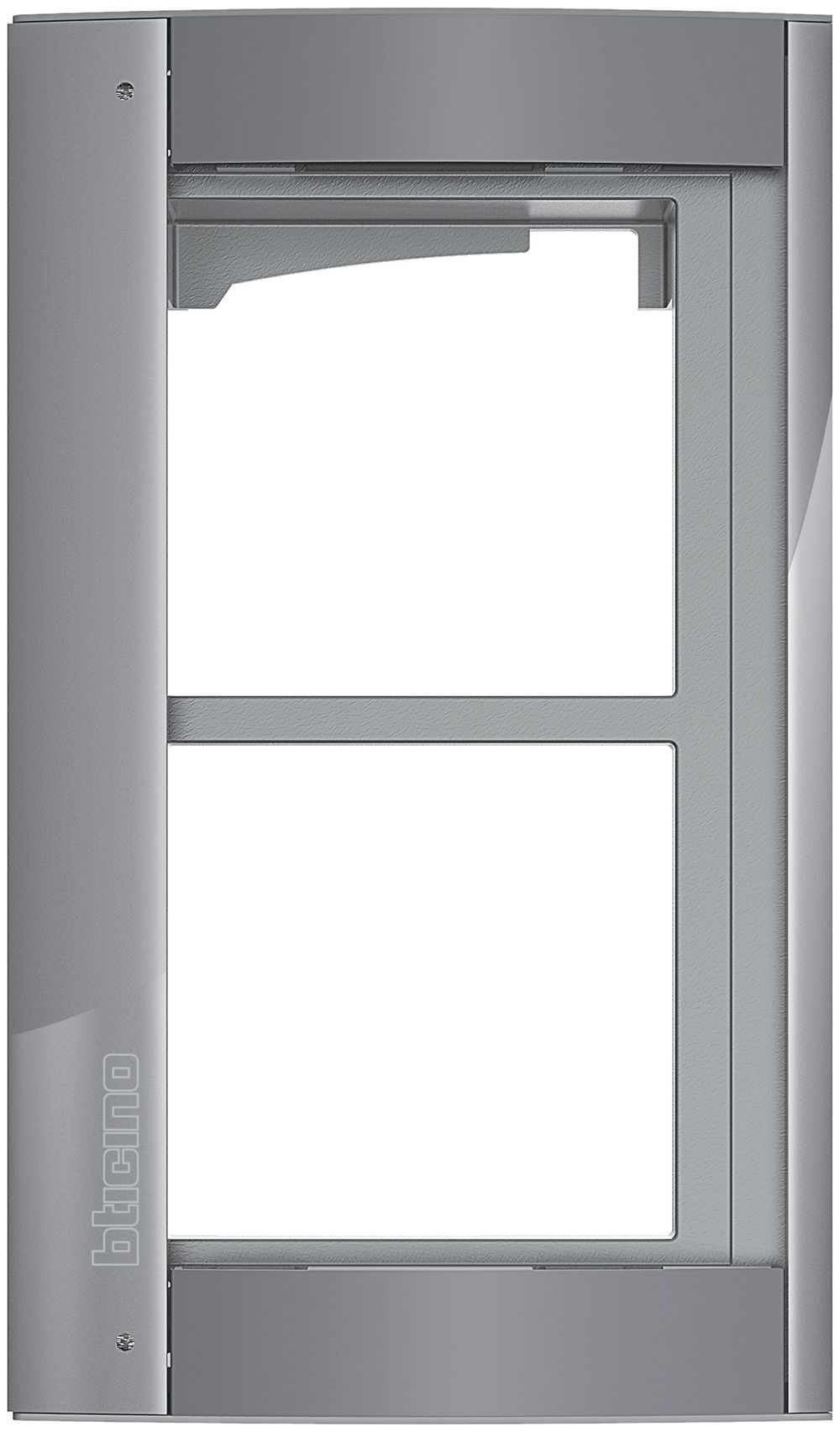 Cadre de recouvrement+support Sfera pour 2 modules gris graphite