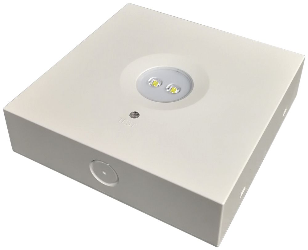 Spot anti-panique/sortie de secours LED AL-P 2×1W, autonomie 1h, plafond