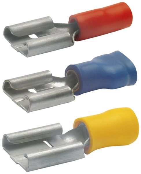 Steckhülse Ferratec 2.8×0.8mm 0.25…0.5mm² rot 100 Stück