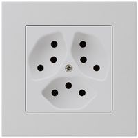 Prise ENC kallysto.pro 3×T13 gris clair