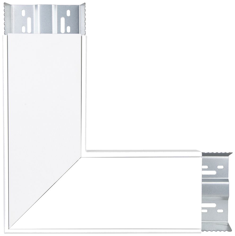 Raccord en L LEDVANCE LINEAR INDIVILED acier 350×350×43mm blanc