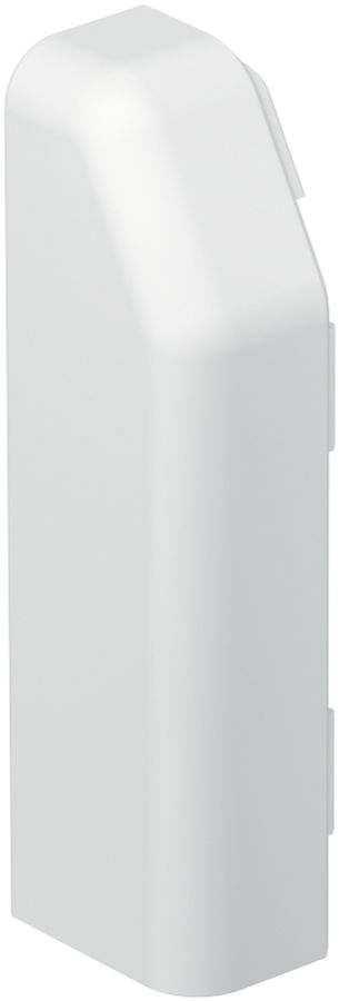 Endstück Bettermann links SL 20×70, PVC, reinweiss, 9010