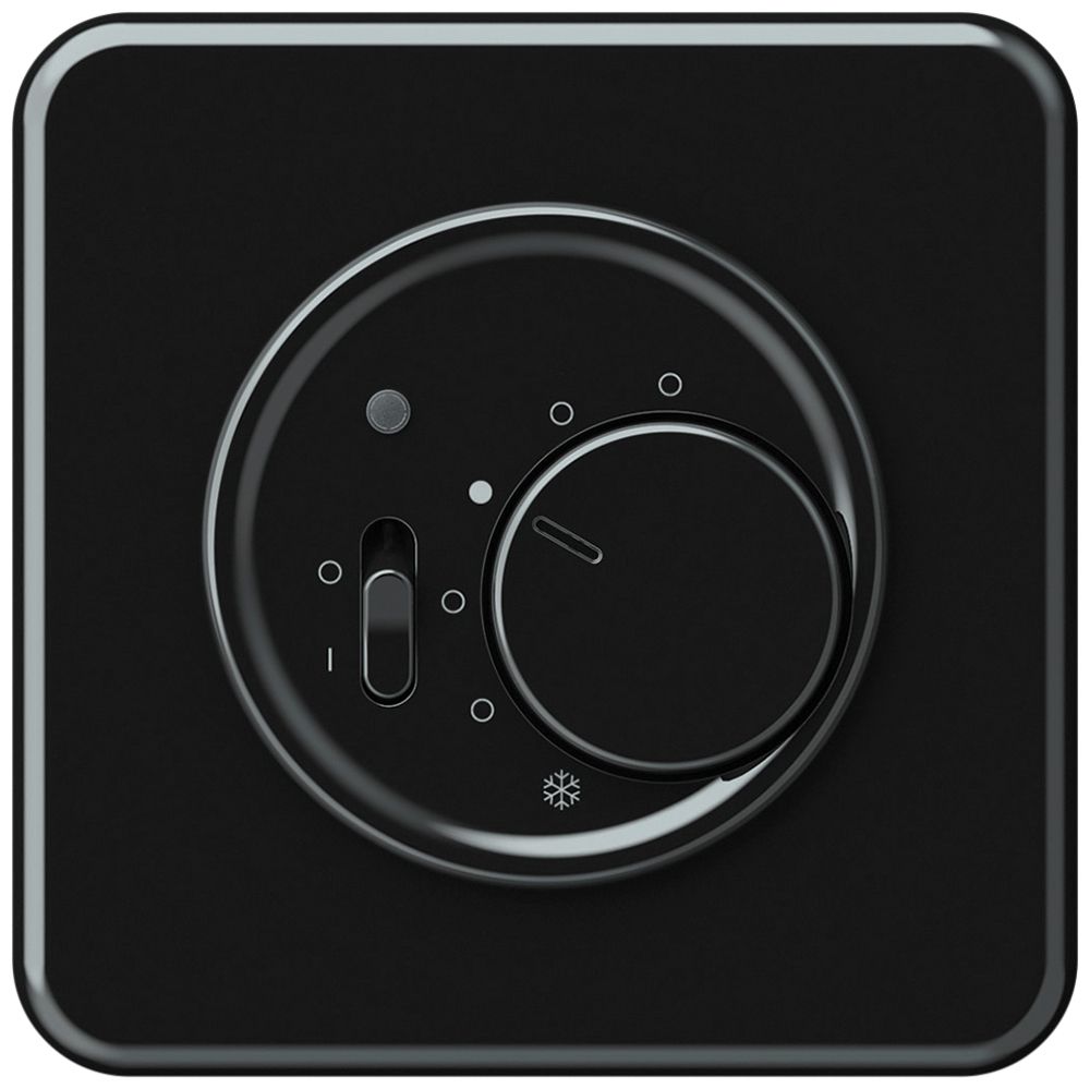 Termostato ambiente INC origin con interruttore 230VAC 5…30°C 10A nero