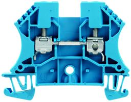 Durchgangs-Reihenklemme Weidmüller WDU Schraubanschluss 4mm² TS35 blau