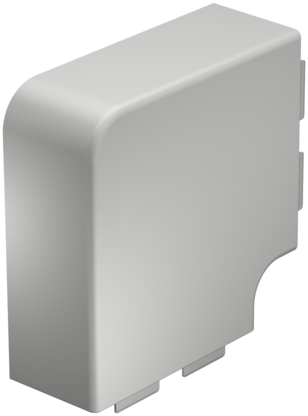 Angle plat Bettermann pour canal d'installation WDK gris clair 60×130mm