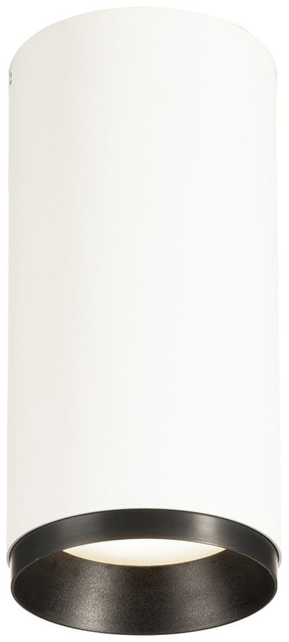 LED-Deckenleuchte SLV NUMINOS M DALI 20W 2120lm 4000K 36° Ø85×185mm weiss
