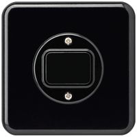 Contact à poussoir ENC basico C/1L noir