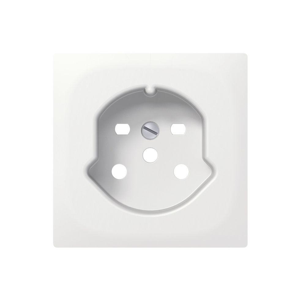 Plaque frontal SIDUS Z/E pour prise T15 blanc