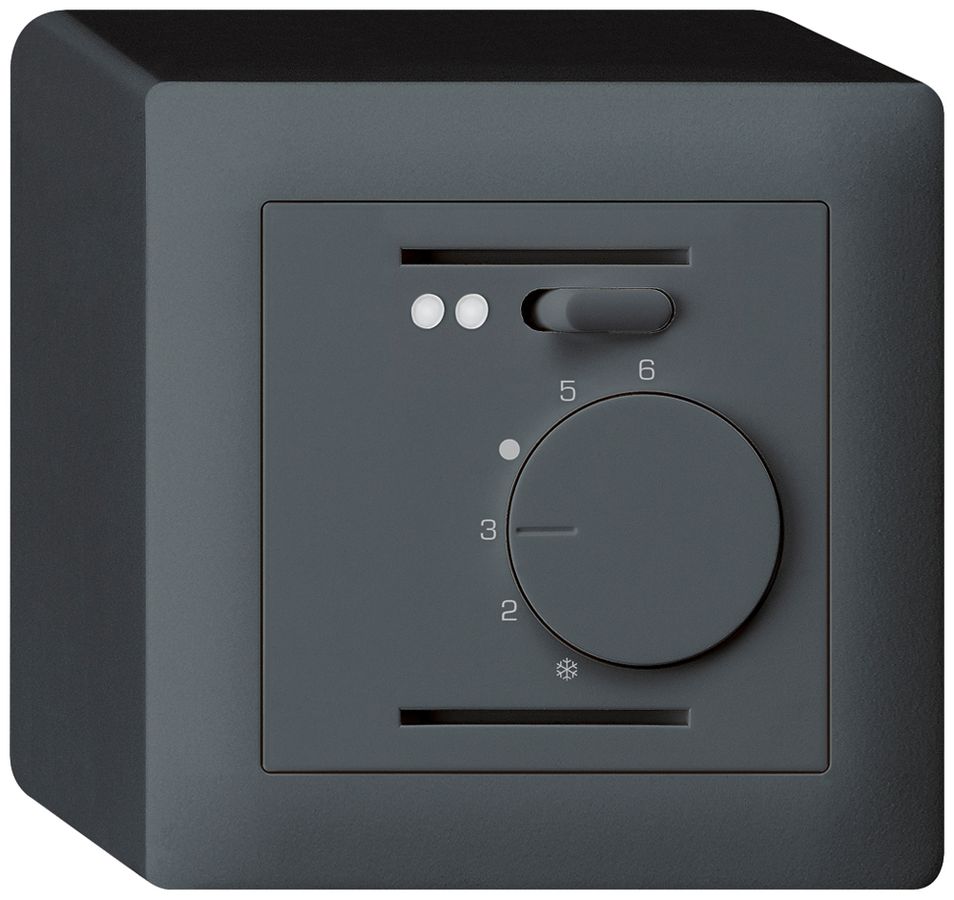 Thermostate d'ambiance AP kallysto anthracite pour plancher chauffant