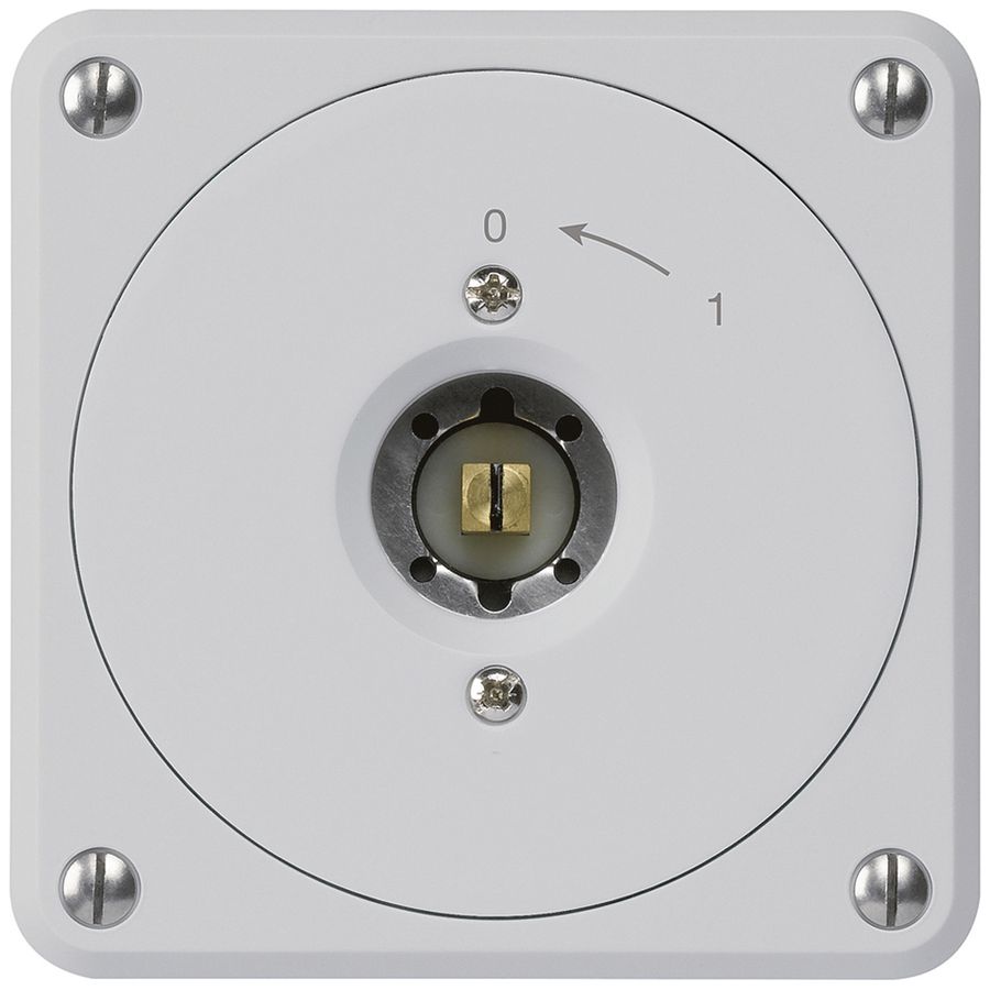 Contact pivotant à clé carrée ENC robusto gris sans clapet 2P combi