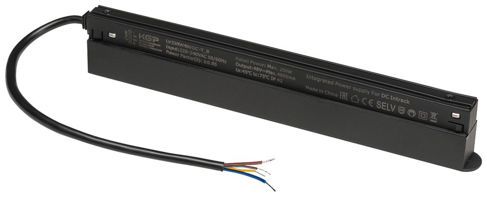 LED-Betriebsgerät SLV Intrack Stromschiene 272W 48V DALI 268mm schwarz