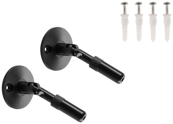 Supporto murale SLV per TENSEO, lungo 2 pezzi nero